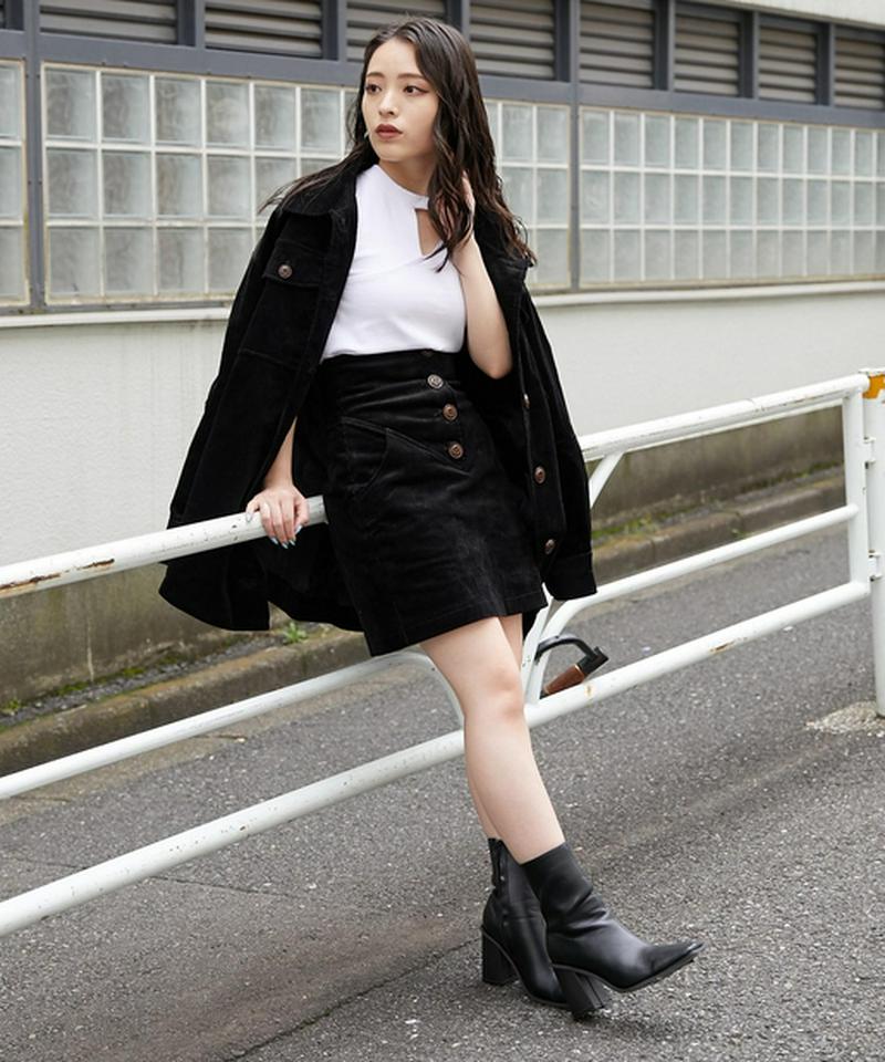 コーデュロイミニスカートショーパン