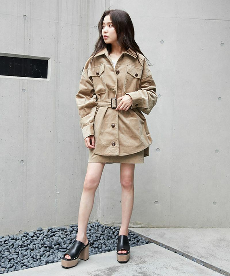 コーデュロイミニスカートショーパン