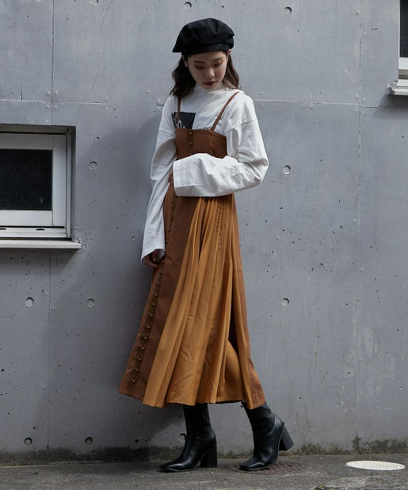 2WAYサイドプリーツスカート