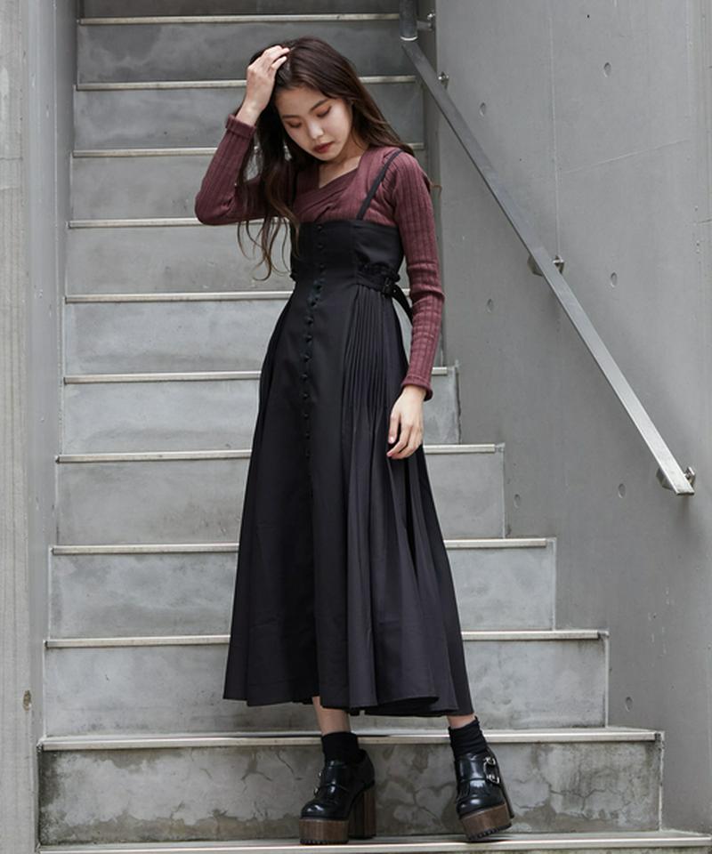 2WAYサイドプリーツスカート