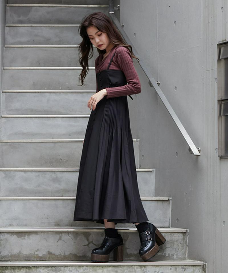 2WAYサイドプリーツスカート