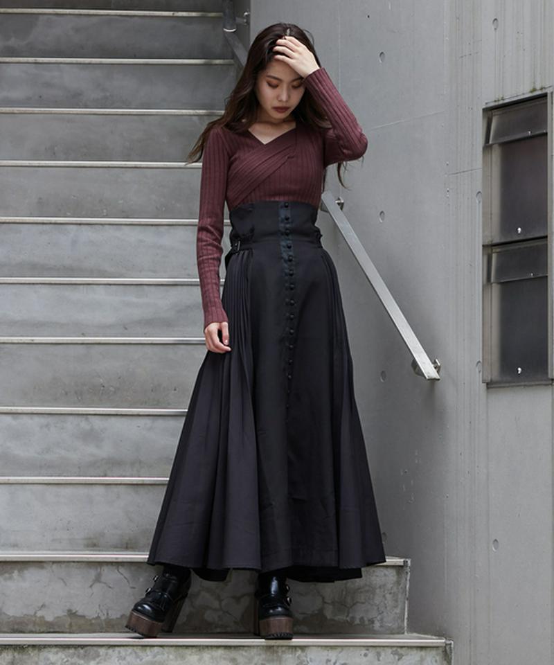 2WAYサイドプリーツスカート