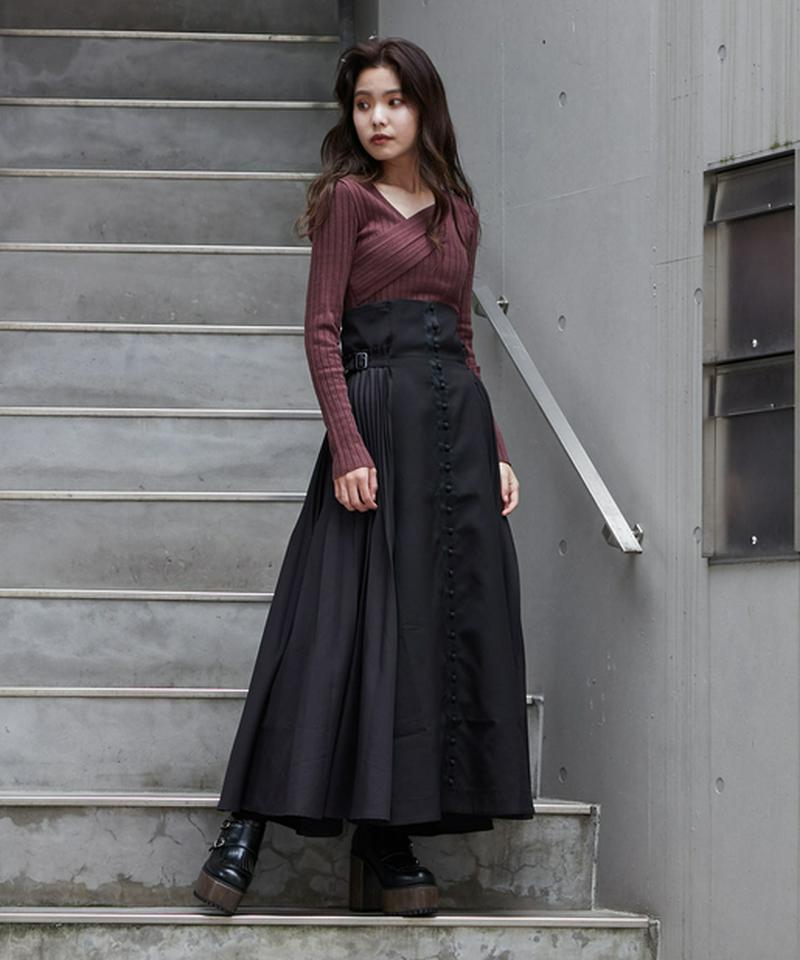 2WAYサイドプリーツスカート