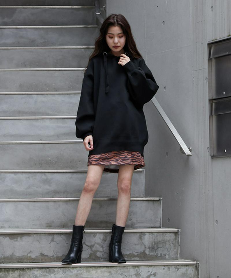 フロントボタンミニスカートショーパン