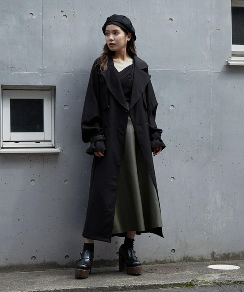 フロントベルトニット