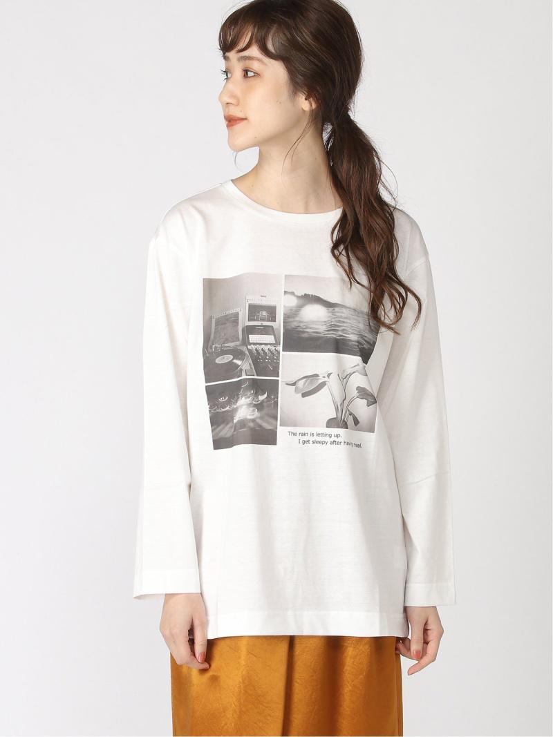 フォトプリントロングTシャツ