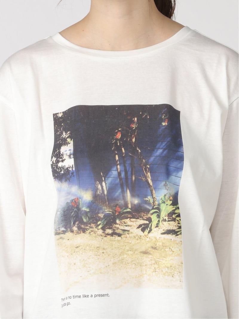 フォトプリントロングTシャツ