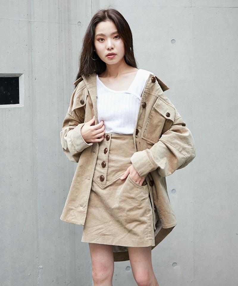 コーデュロイCPOシャツジャケット