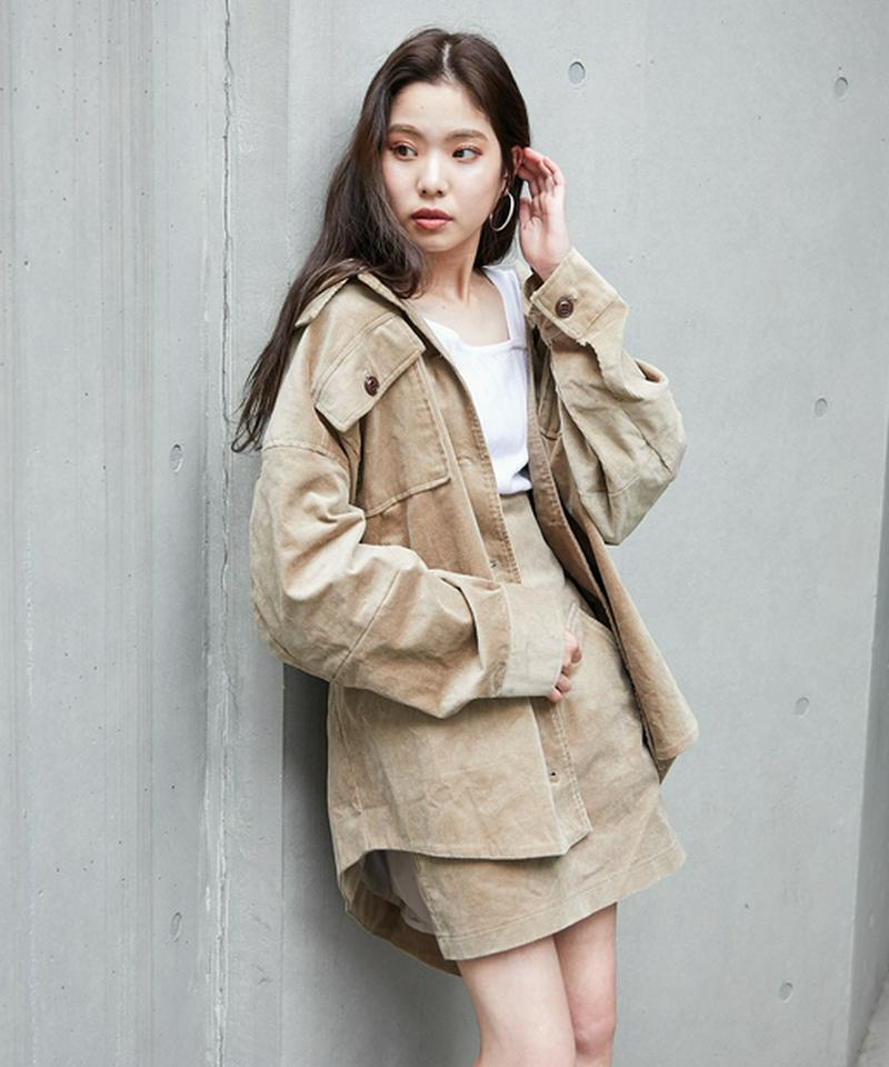 コーデュロイCPOシャツジャケット