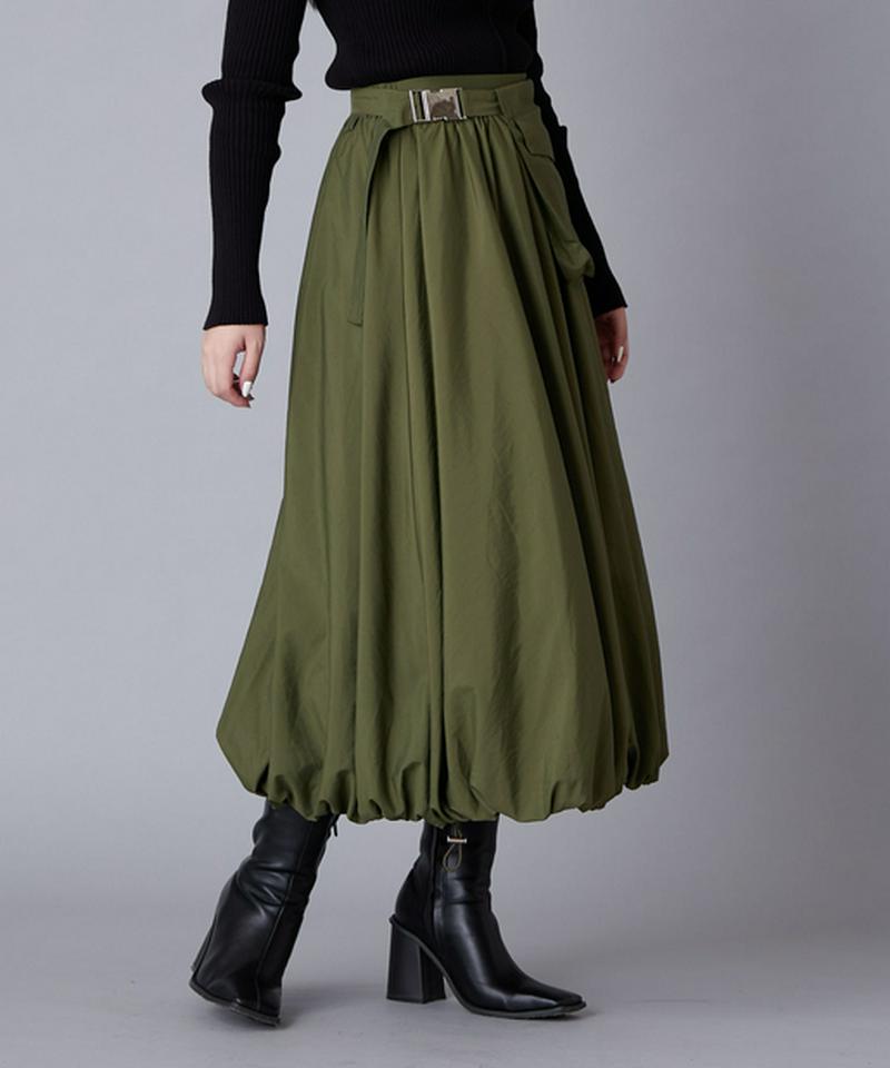 ポケットベルト付きバルーンスカート