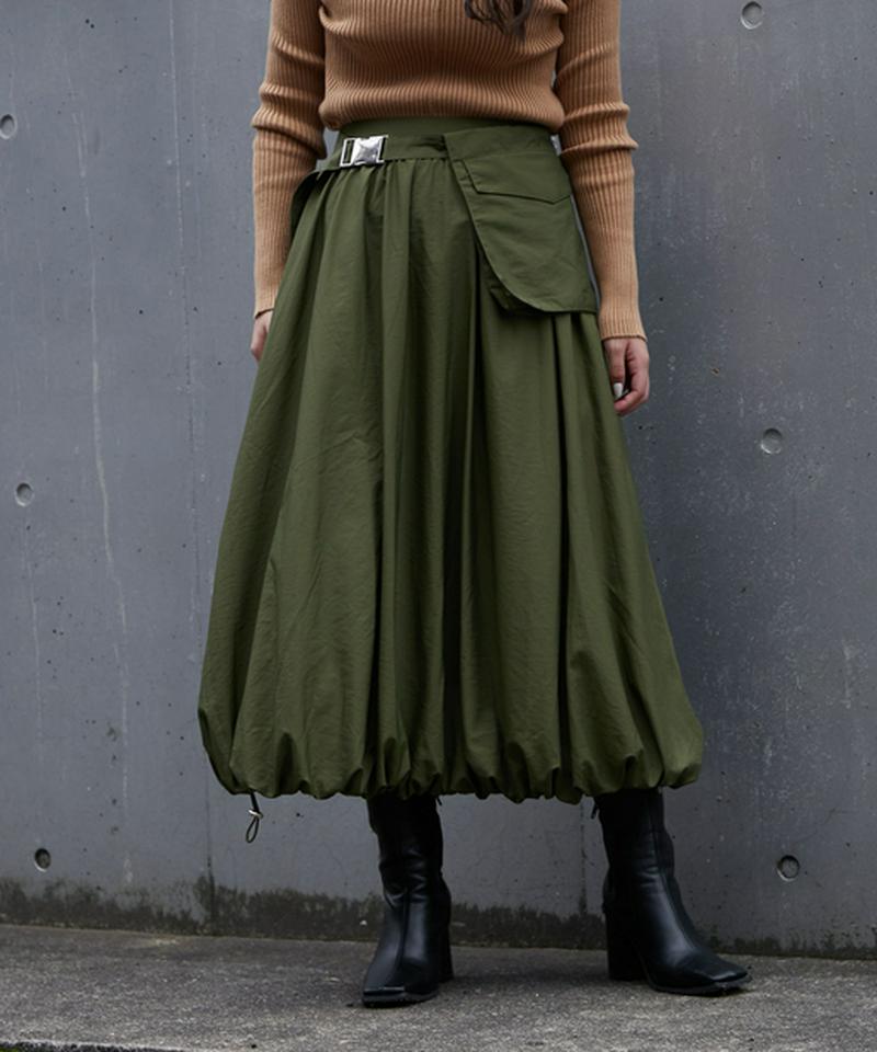 ポケットベルト付きバルーンスカート