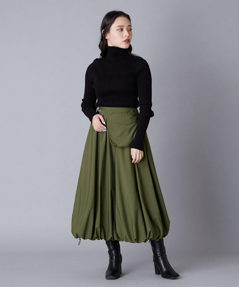 ポケットベルト付きバルーンスカート