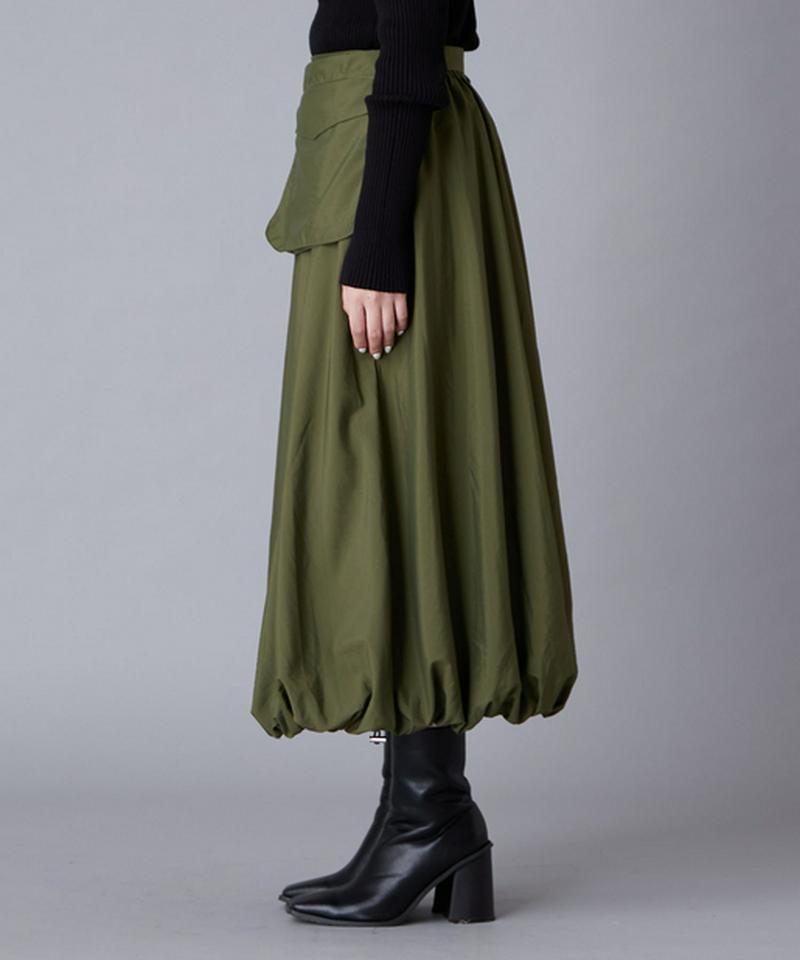ポケットベルト付きバルーンスカート