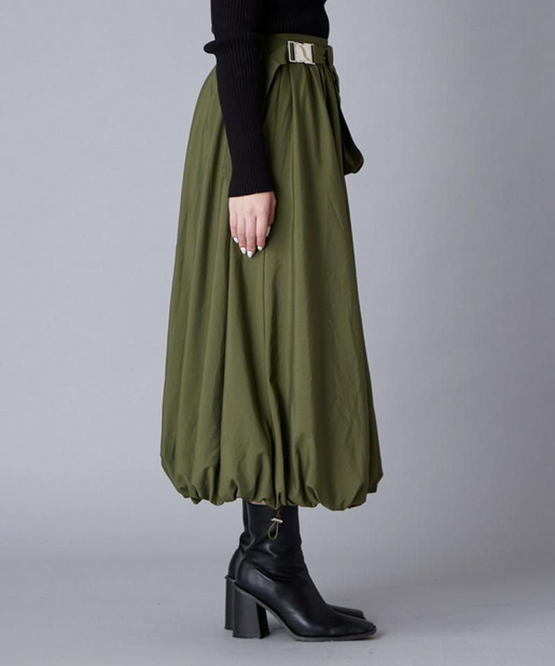 ポケットベルト付きバルーンスカート