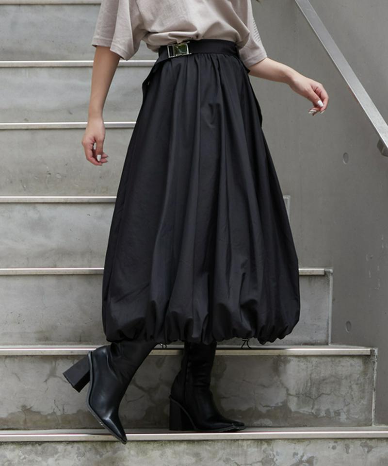 ポケットベルト付きバルーンスカート