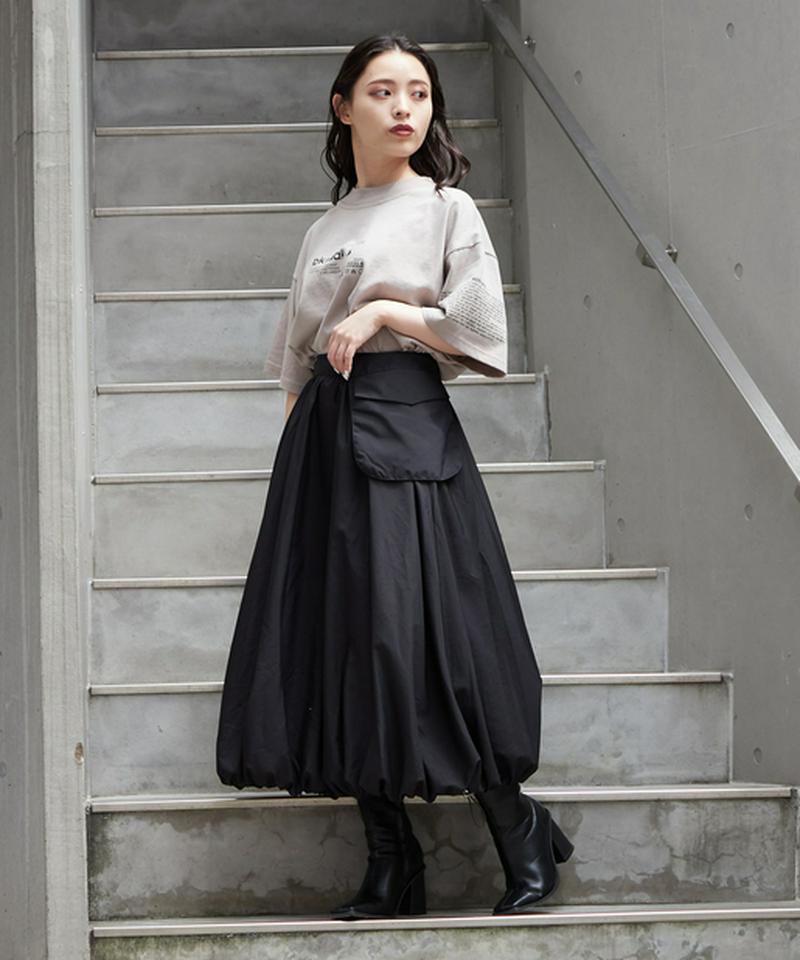 ポケットベルト付きバルーンスカート