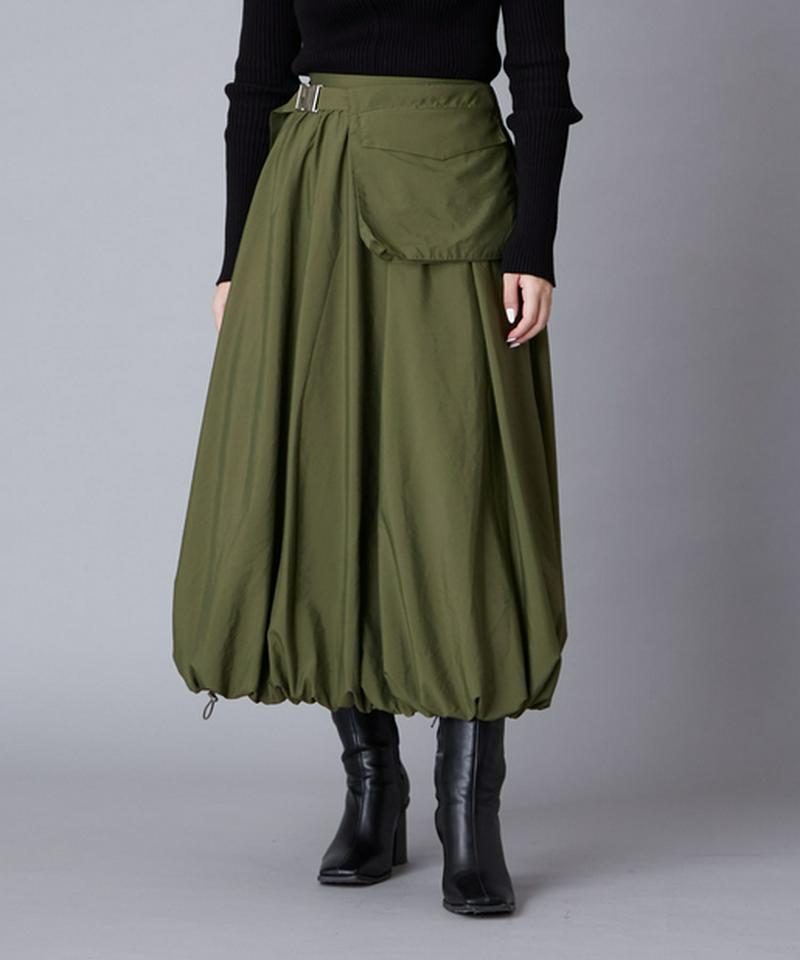 ポケットベルト付きバルーンスカート