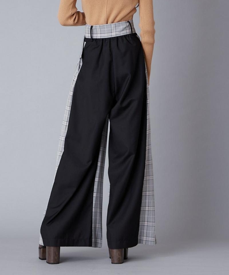 ボックスプリーツワイドパンツ
