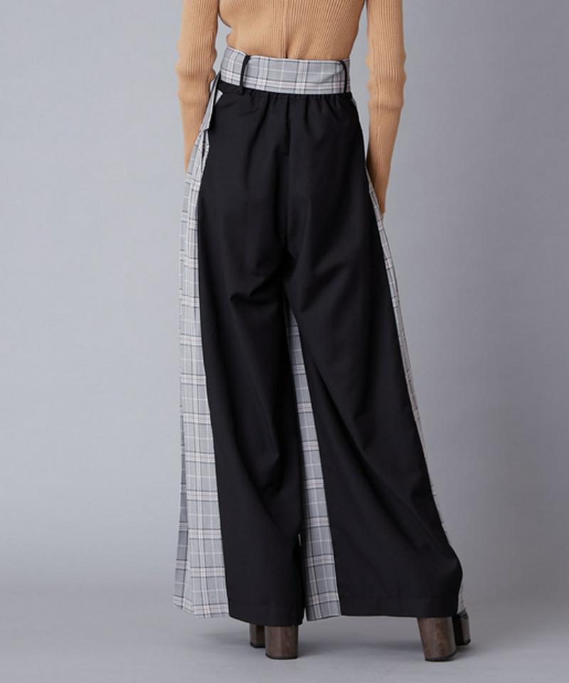 ボックスプリーツワイドパンツ