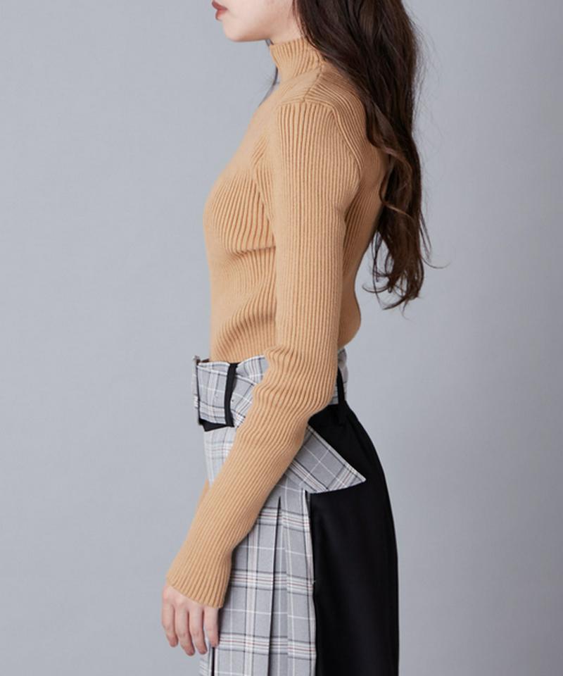 ボックスプリーツワイドパンツ