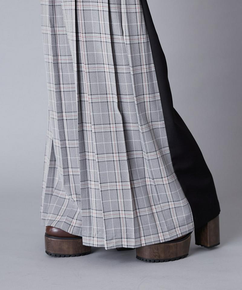 ボックスプリーツワイドパンツ