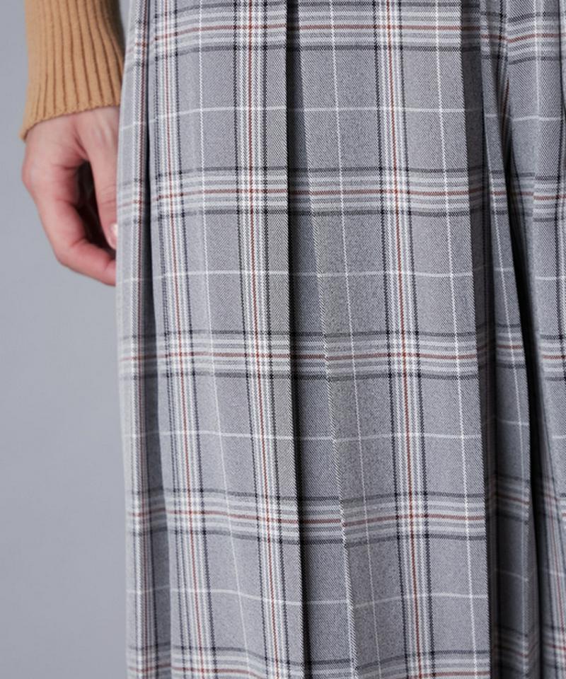 ボックスプリーツワイドパンツ