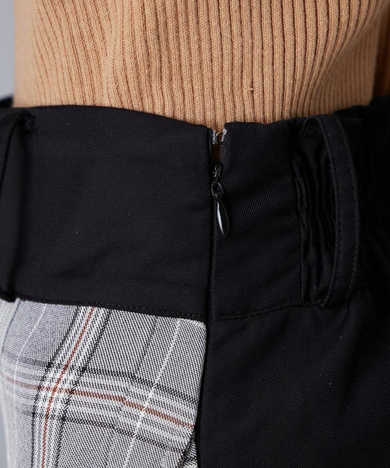 ボックスプリーツワイドパンツ