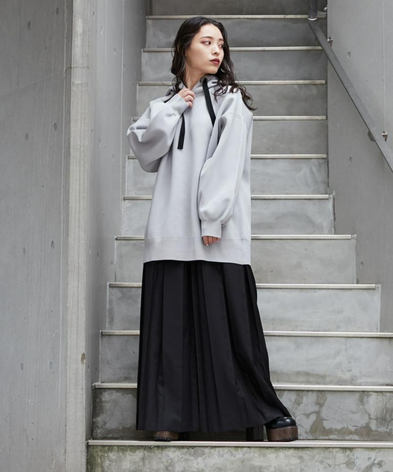 ボックスプリーツワイドパンツ