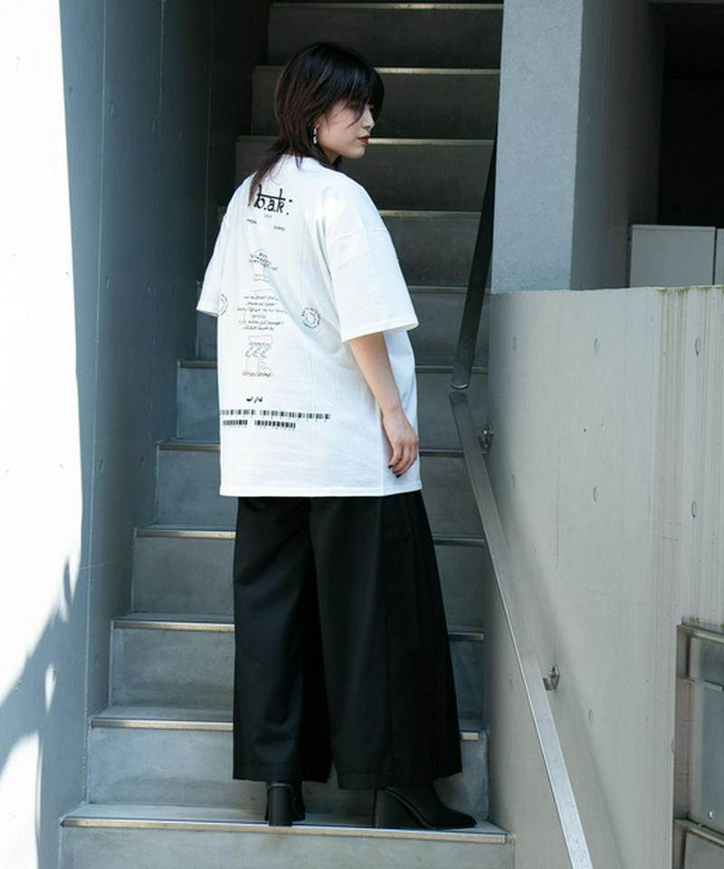 ボックスプリーツワイドパンツ