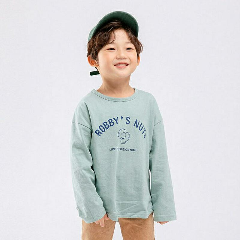 【新作10%OFF】NUTS長袖Tシャツ・u04920 キッズ【3~8才】【tops】【トップス Tシャツ 長袖 ロングスリーブ