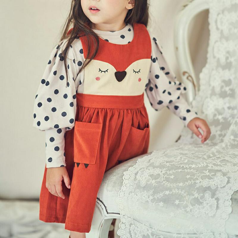 【新作10%OFF】foxワンピース・u04957 キッズ【3~8才】【ops】【ワンピース ミディ丈 ミディワンピース スリー