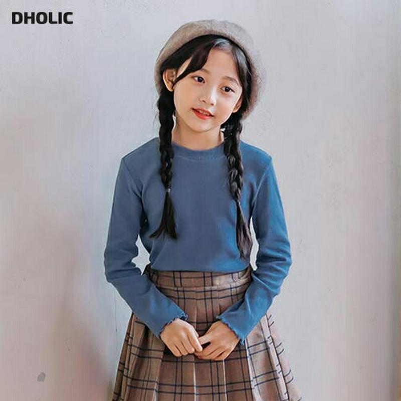 【新作10%OFF】モダール混メロウヘムTシャツ・u04996 キッズ【3~8才】【tops】【トップス Tシャツ ロングスリー