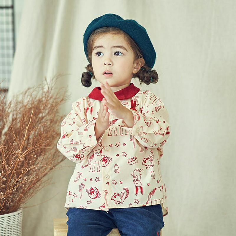 【新作10%OFF】ラビットポイントプリントシャツ・u04960 キッズ【3~8才】【bl】【トップス シャツ ラビット ウサギ