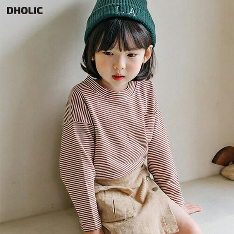 【新作10%OFF】ポケットボーダーTシャツ・u05008 キッズ【3~8才】【tops】【トップス Tシャツ ロングスリーブ 
