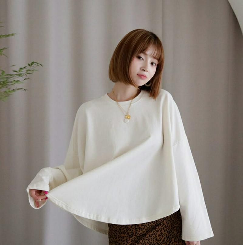 【新作10%OFF】アンバランスラウンドヘムTシャツ・全3色・t60619 レディース【tops】【韓国 ファッション トップス