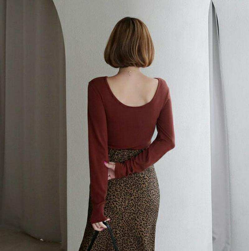【新作10%OFF】2WAYスリムTシャツ・全5色・t60616 レディース【tops】【韓国 ファッション トップス Tシャツ