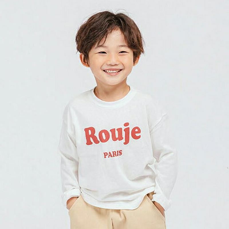 【新作10%OFF】PARISレタリングTシャツ・u04936 キッズ【3~8才】【tops】【トップス Tシャツ ロゴ ロゴT
