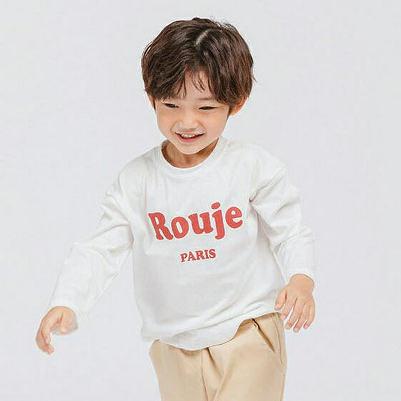 【新作10%OFF】PARISレタリングTシャツ・u04936 キッズ【3~8才】【tops】【トップス Tシャツ ロゴ ロゴT