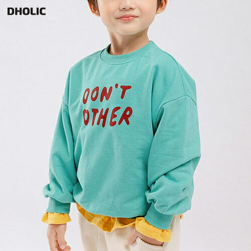 【新作10%OFF】DONTレタリングスウェット・u04928 キッズ【3~8才】【tops】【トップス スウェット 長袖 ロゴ