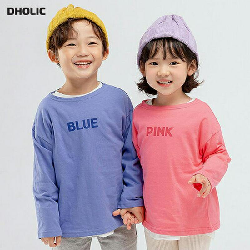 【新作10%OFF】COLORデイリーTシャツ・u04914 キッズ【3~8才】【tops】【トップス Tシャツ 長袖 ロンT 