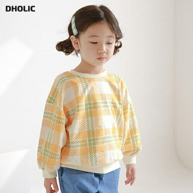 【新作10%OFF】チェック柄スウェット・u04970 キッズ【3~8才】【tops】【トップス スウェット トレーナー チェッ