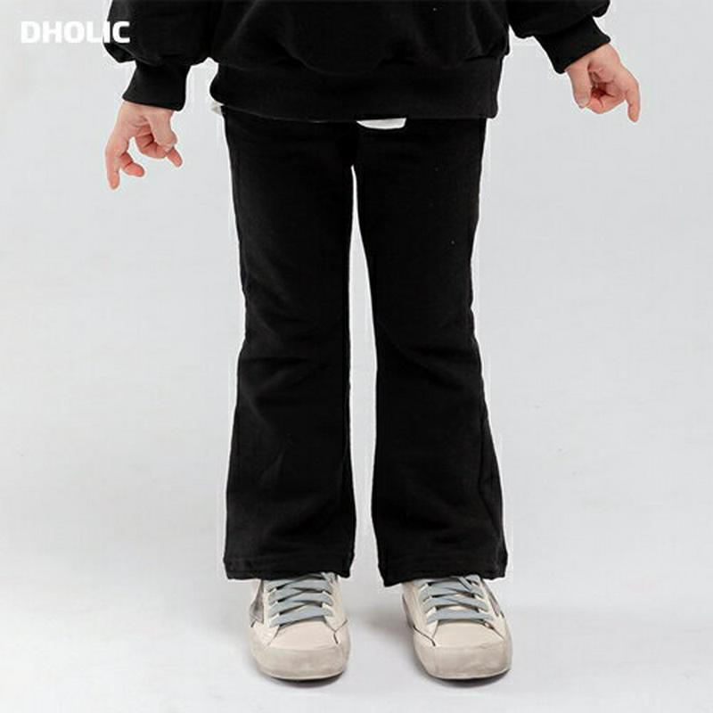 【新作10%OFF】ブーツカットパンツ・u04926 キッズ【3~8才】【pt】【パンツ ズボン ボトムス ブーツカット 単色 