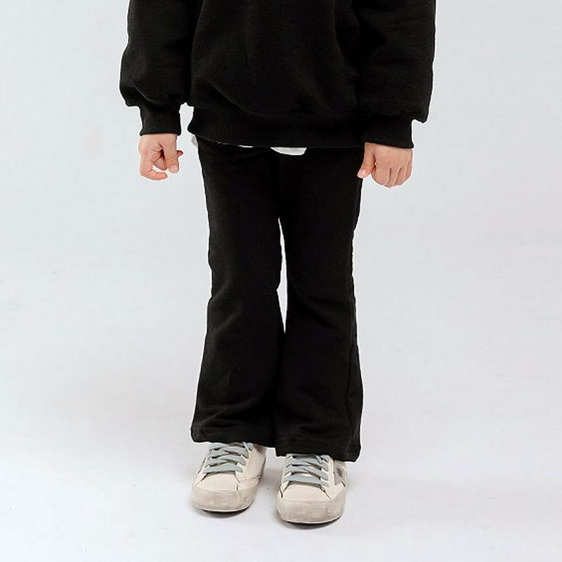 【新作10%OFF】ブーツカットパンツ・u04926 キッズ【3~8才】【pt】【パンツ ズボン ボトムス ブーツカット 単色 