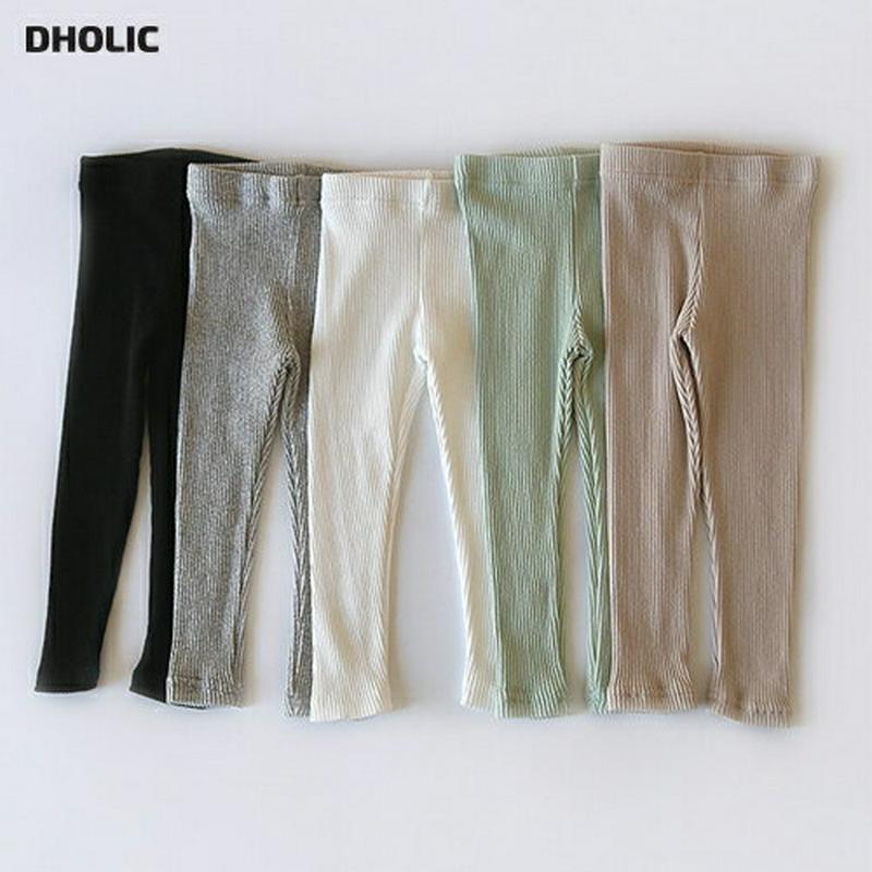 【新作10%OFF】5COLORSリブレギンス・u04927 キッズ【3~8才】【pt】【パンツ ズボン ボトムス レギンス リ