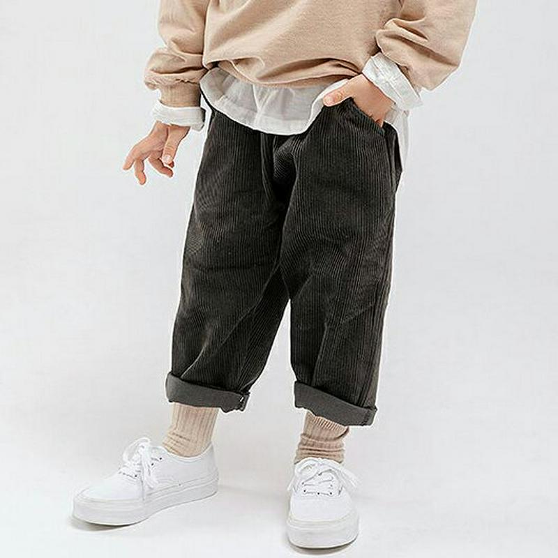 【新作10%OFF】コットンコーデュロイパンツ・u04916 キッズ【3~8才】【pt】【パンツ ズボン ボトムス コーデュロイ