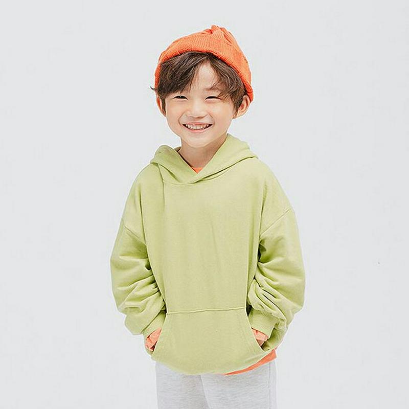 【新作10%OFF】11COLORSマフポケットフーディ・u04915 キッズ【3~8才】【tops】【トップス パーカー フー