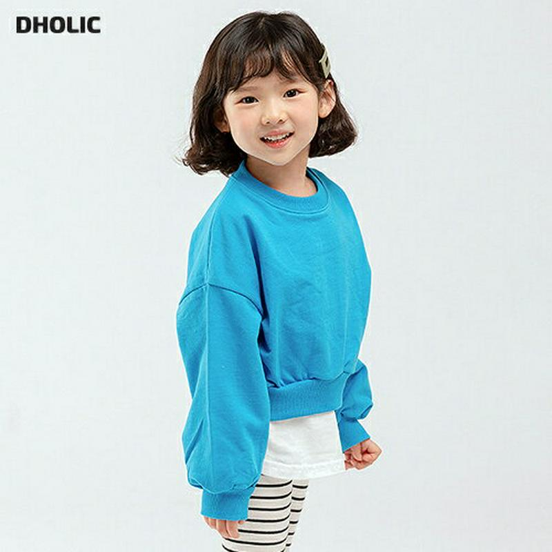 【新作10%OFF】クロップドスウェット・u04948 キッズ【3~8才】【tops】【トップス スウェット トレーナー 長袖 