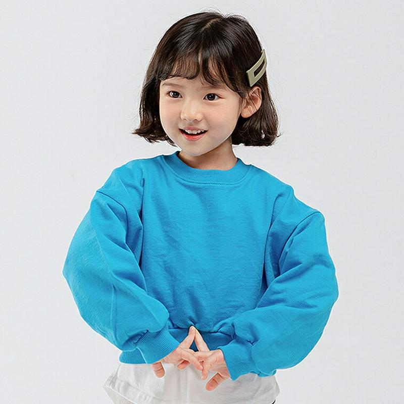 【新作10%OFF】クロップドスウェット・u04948 キッズ【3~8才】【tops】【トップス スウェット トレーナー 長袖 