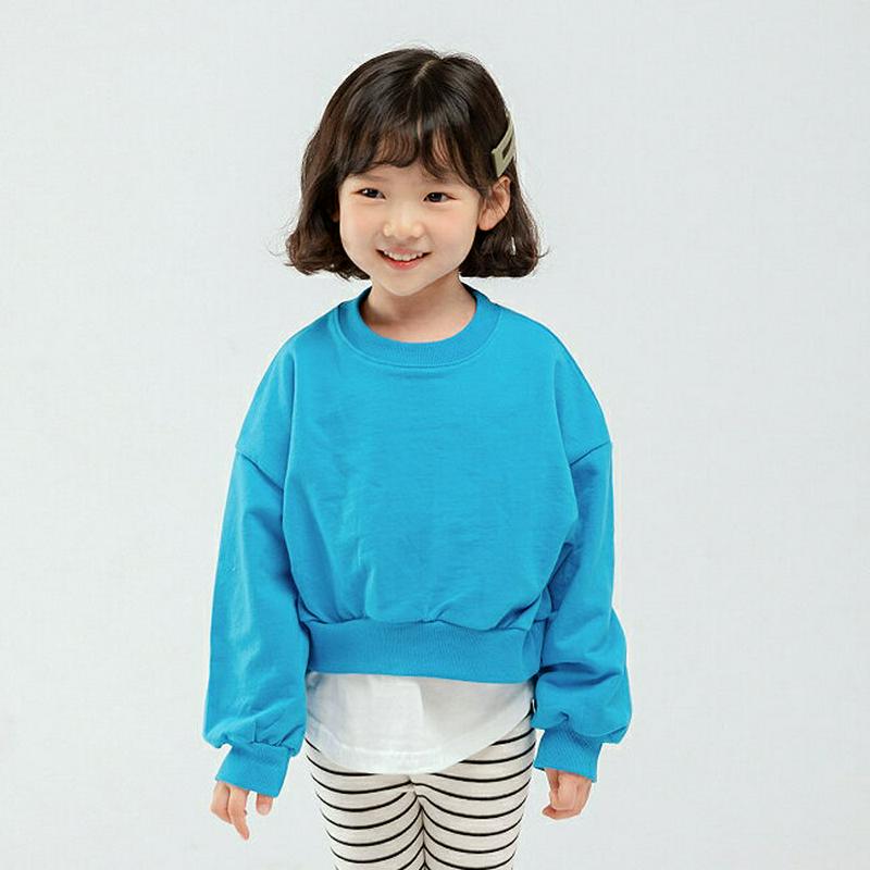 【新作10%OFF】クロップドスウェット・u04948 キッズ【3~8才】【tops】【トップス スウェット トレーナー 長袖 