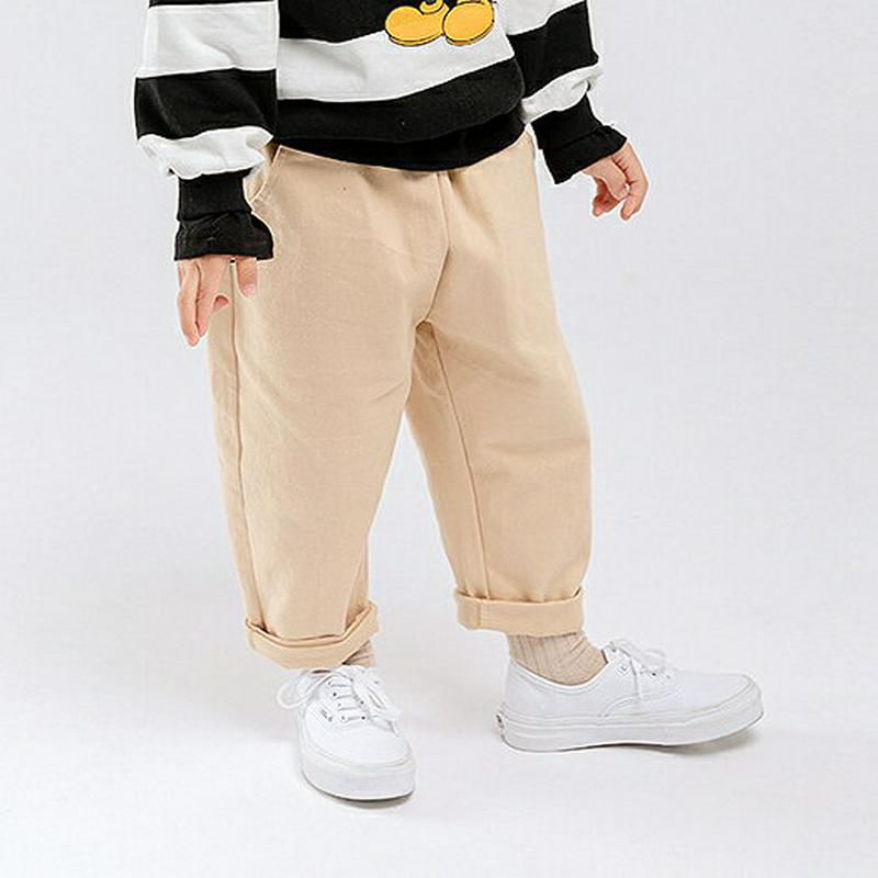 【新作10%OFF】コットンテーパードパンツ・u04949 キッズ【3~8才】【pt】【パンツ ズボン ボトムス コットンパンツ